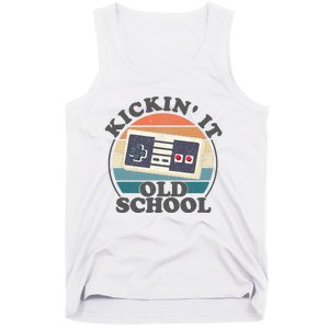 Kickin It Old School Retro 80s Video Game Gaming Gamer Gift Tank Top