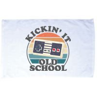 Kickin It Old School Retro 80s Video Game Gaming Gamer Gift Microfiber Hand Towel