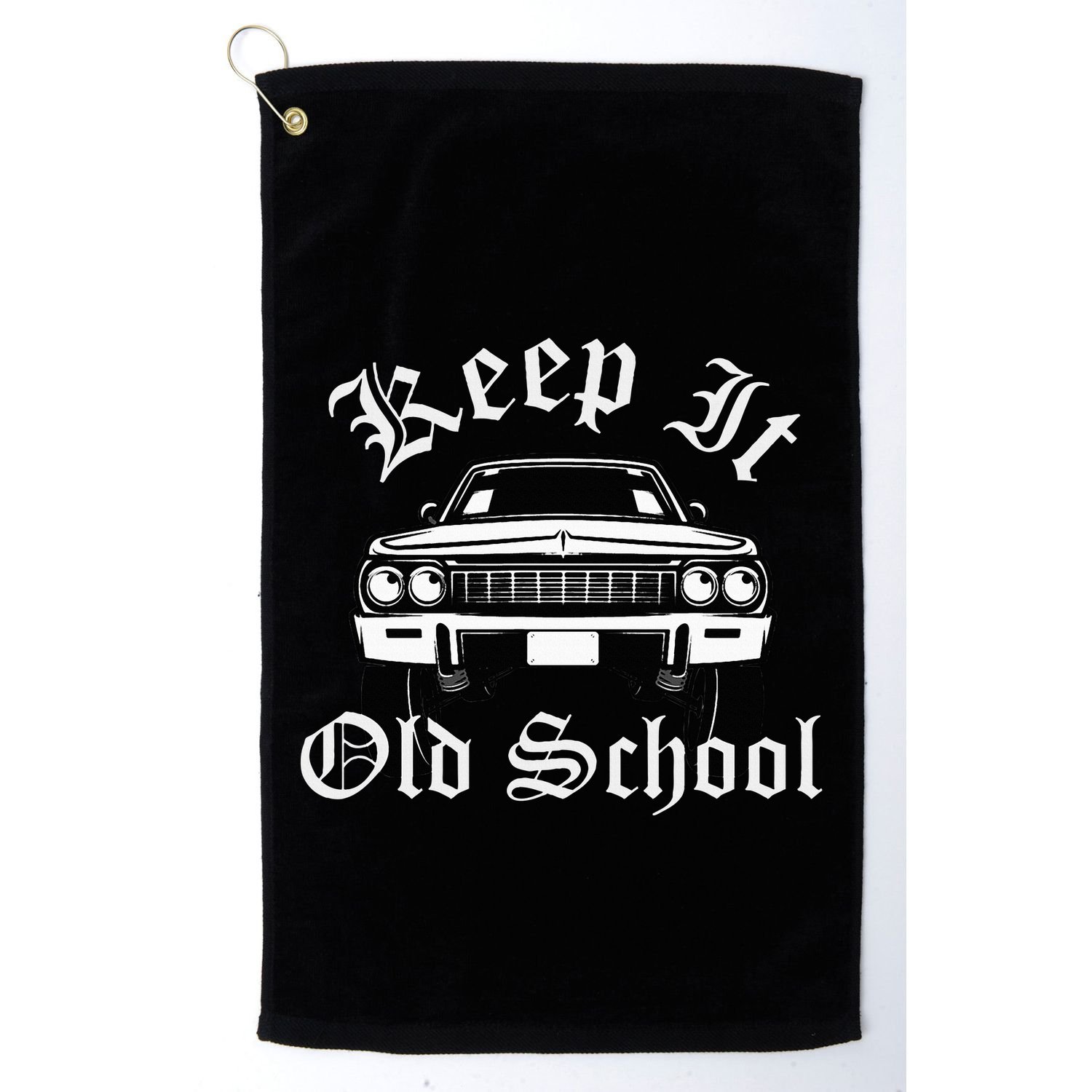 Keep It Old School Lowrider Oldies Golf Towel