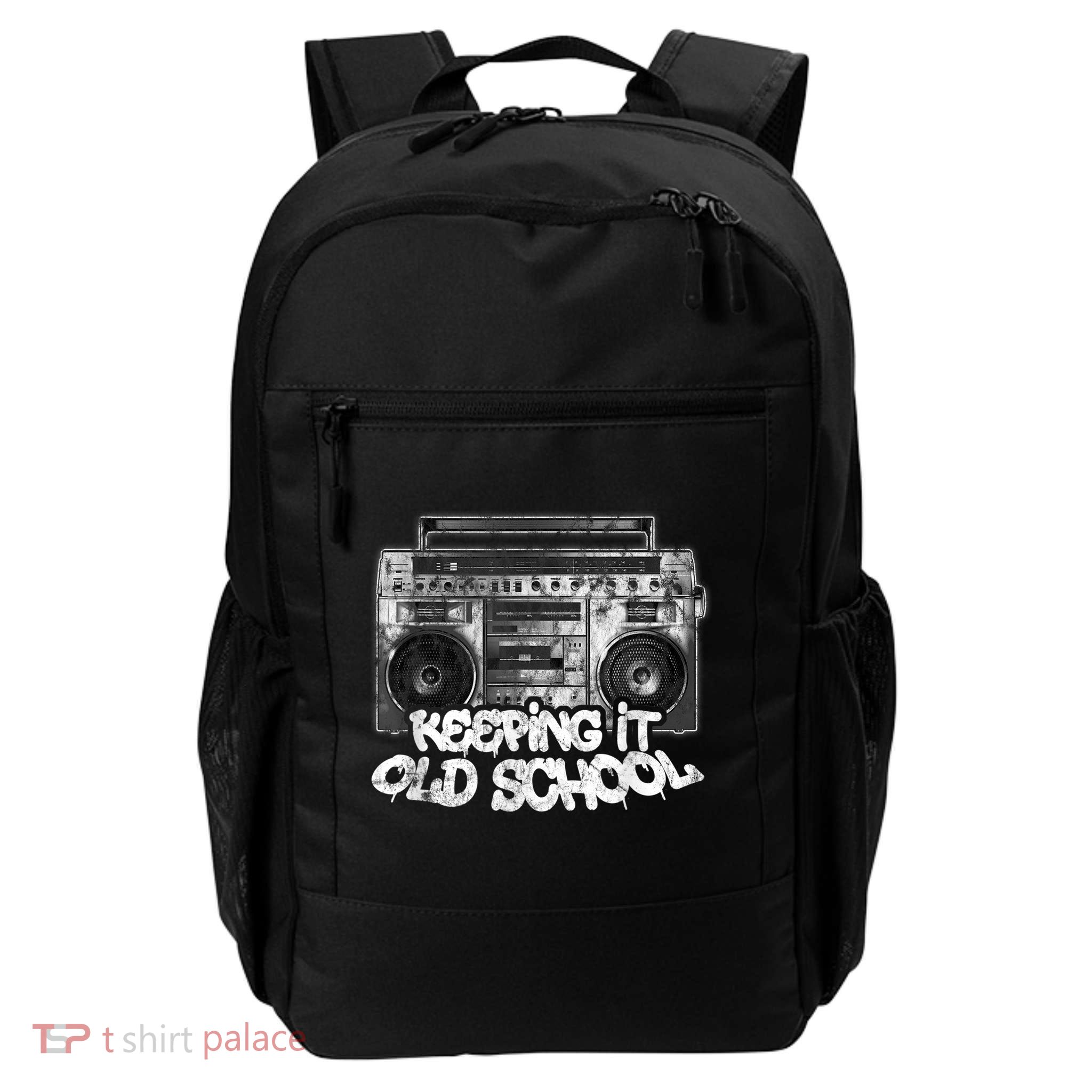 Keeping It Old School Cute Gift Vintage Boombox Graffiti Gift Backpack