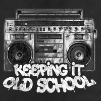 Keeping It Old School Cute Gift Vintage Boombox Graffiti Gift Beanie