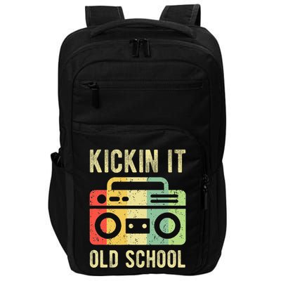 Kickin It Old School 80s 90s Retro Music Impact Tech Backpack
