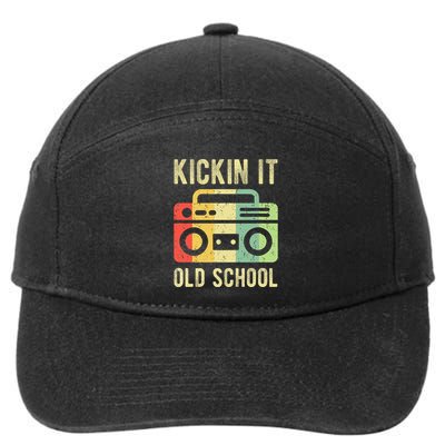 Kickin It Old School 80s 90s Retro Music 7-Panel Snapback Hat