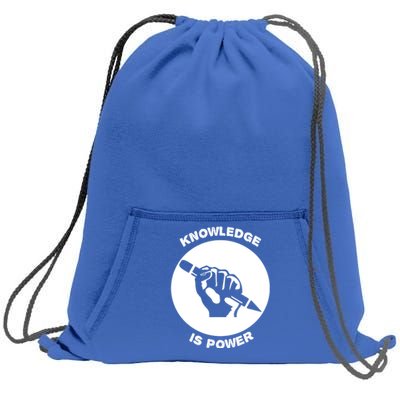 Knowledge Is Political Power Voting Election Vote Gift Sweatshirt Cinch Pack Bag