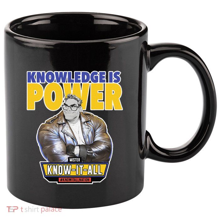 Knowledge Is Power 11oz C Handle Ceramic Mug