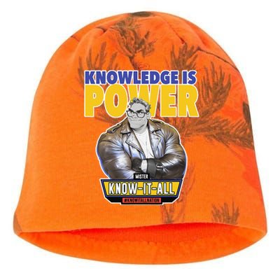 Knowledge Is Power Kati - Camo Knit Beanie