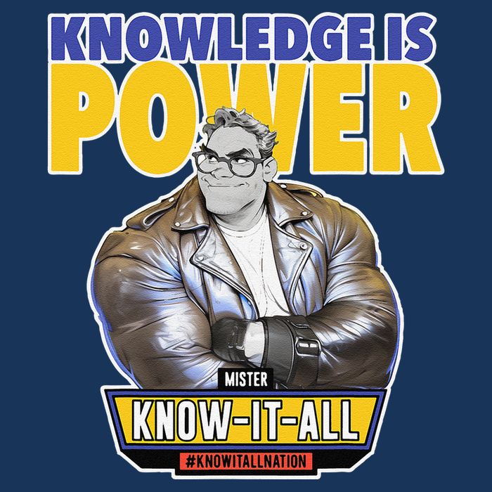 Knowledge Is Power Apron