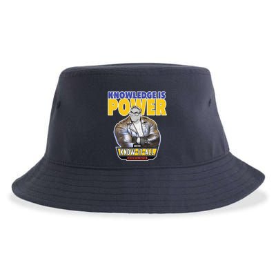 Knowledge Is Power Sustainable Bucket Hat