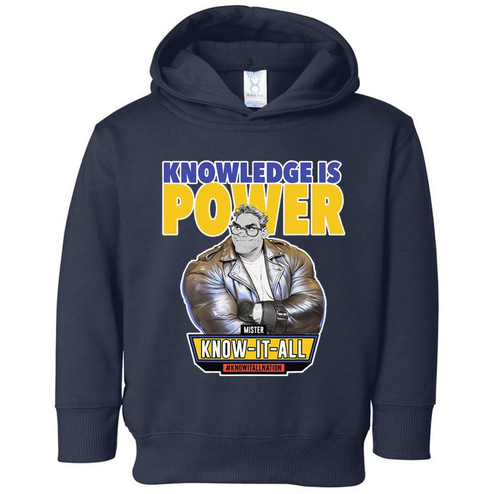 Knowledge Is Power Toddler Hoodie