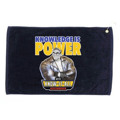 Knowledge Is Power Grommeted Golf Towel