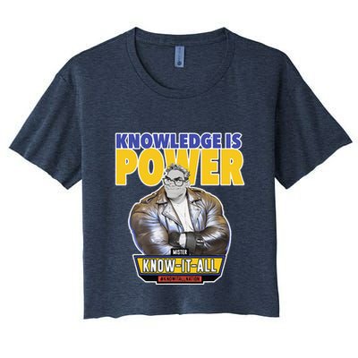 Knowledge Is Power Crop Top