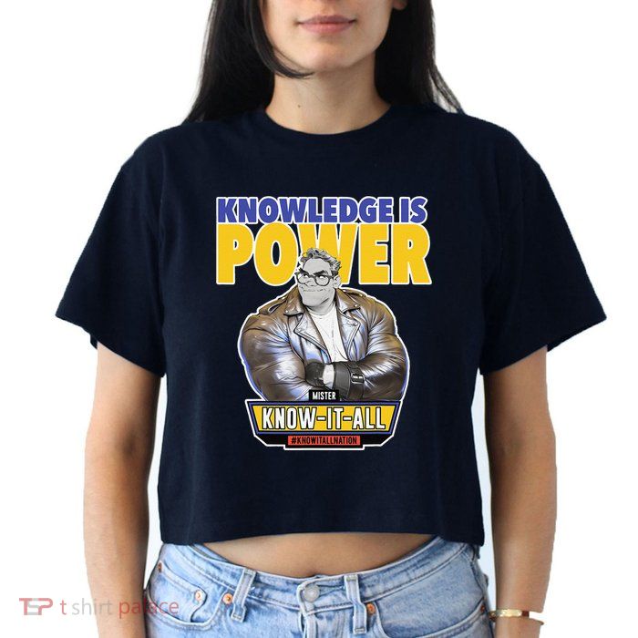 Knowledge Is Power Crop Top