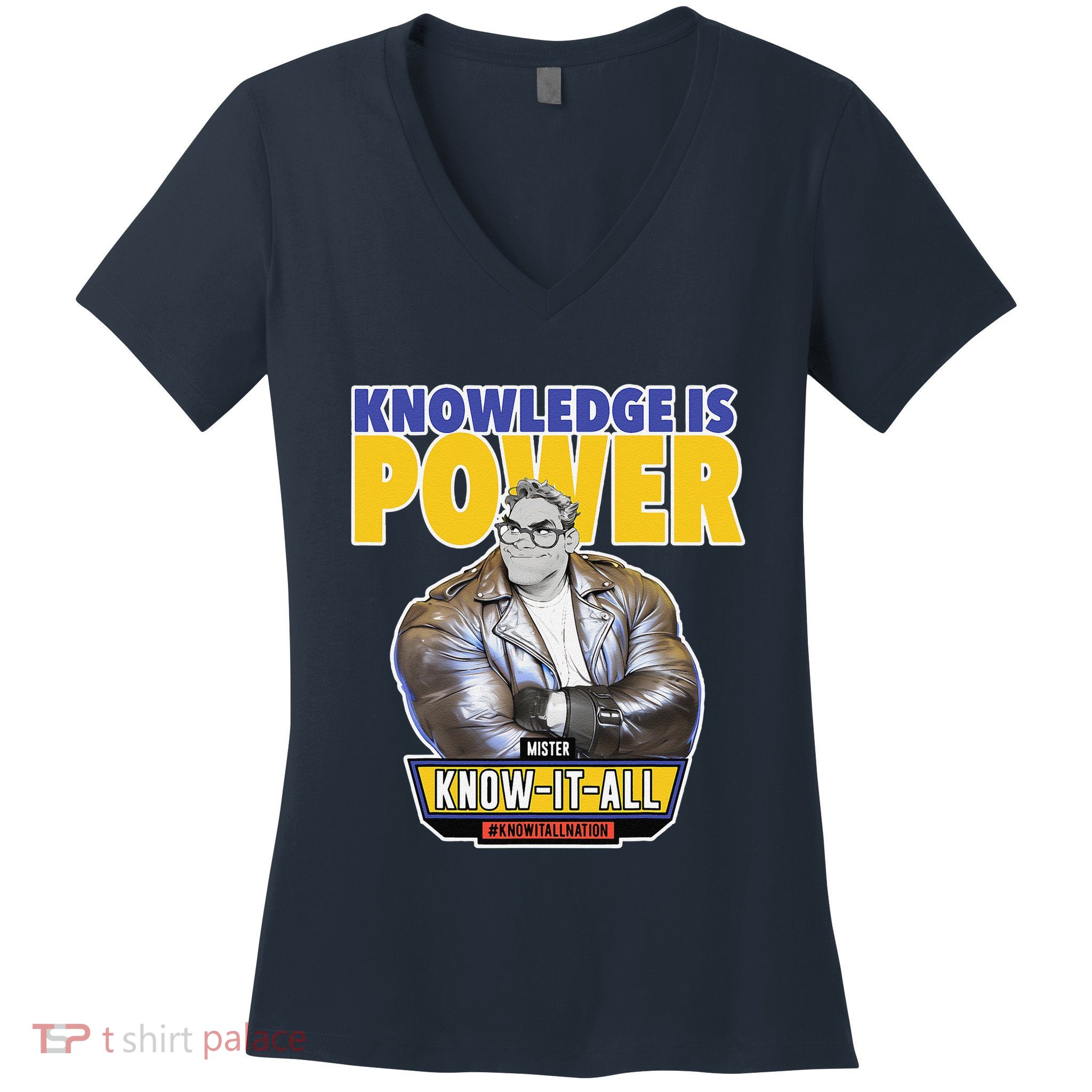 Knowledge Is Power Women's V-Neck T-Shirt