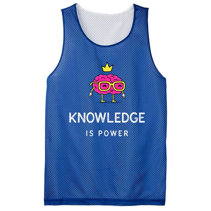 Knowledge Is Power Gift Mesh Reversible Basketball Jersey Tank