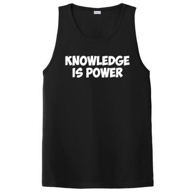 Knowledge Is Power Great Gift PosiCharge Competitor Tank