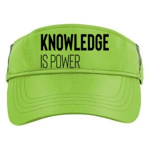 Knowledge Is Power Great Gift Adult Drive Performance Visor