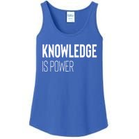 Knowledge Is Power Great Gift Ladies Essential Tank