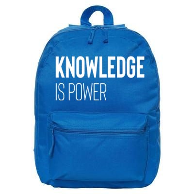 Knowledge Is Power Great Gift 16 in Basic Backpack