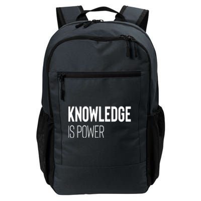 Knowledge Is Power Great Gift Daily Commute Backpack