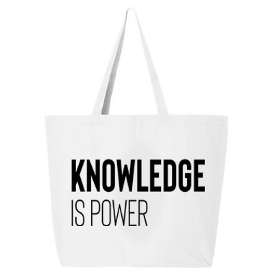 Knowledge Is Power Great Gift 25L Jumbo Tote