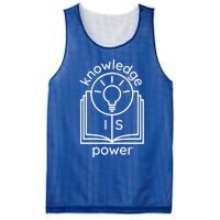 Knowledge Is Power Gift Mesh Reversible Basketball Jersey Tank