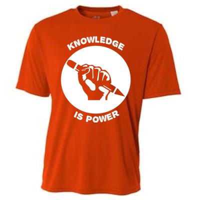 Knowledge Is Political Power Voting Election Vote Gift Cooling Performance Crew T-Shirt