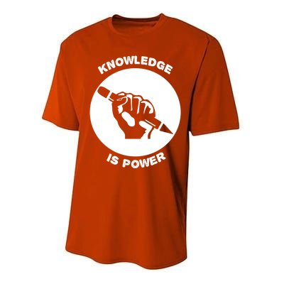 Knowledge Is Political Power Voting Election Vote Gift Performance Sprint T-Shirt