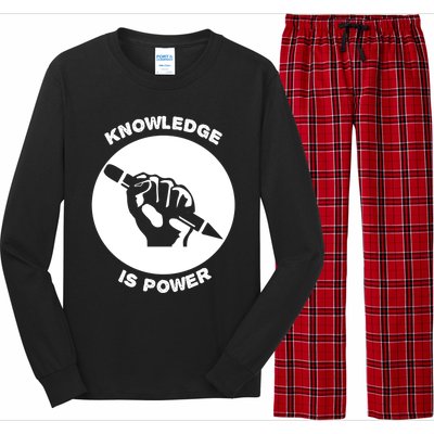 Knowledge Is Political Power Voting Election Vote Gift Long Sleeve Pajama Set