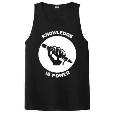 Knowledge Is Political Power Voting Election Vote Gift PosiCharge Competitor Tank