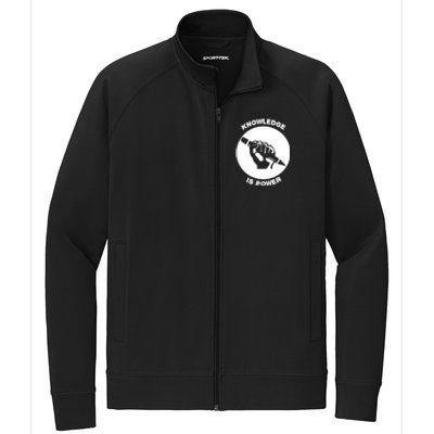 Knowledge Is Political Power Voting Election Vote Gift Stretch Full-Zip Cadet Jacket