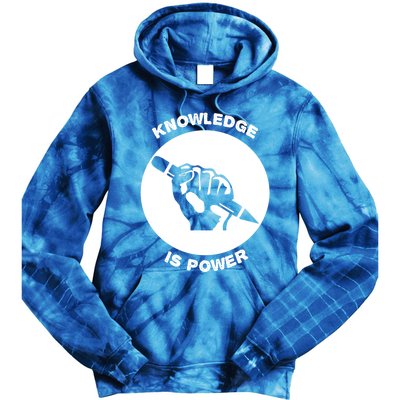 Knowledge Is Political Power Voting Election Vote Gift Tie Dye Hoodie