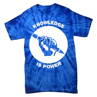 Knowledge Is Political Power Voting Election Vote Gift Tie-Dye T-Shirt