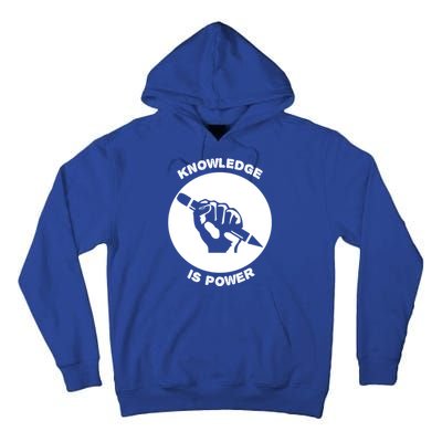 Knowledge Is Political Power Voting Election Vote Gift Tall Hoodie