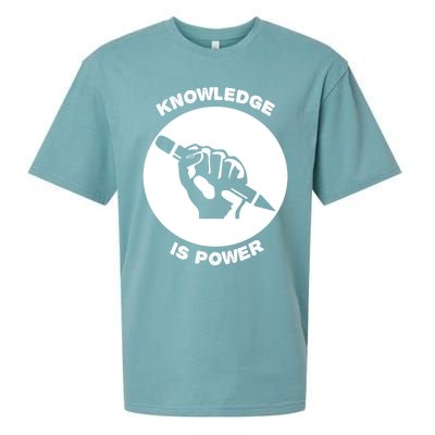 Knowledge Is Political Power Voting Election Vote Gift Sueded Cloud Jersey T-Shirt