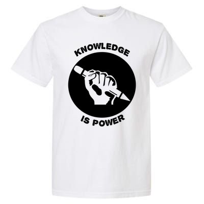 Knowledge Is Political Power Voting Election Vote Gift Garment-Dyed Heavyweight T-Shirt