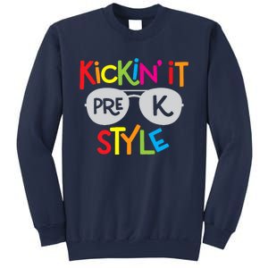 Kickin it Pre-K Style Back to School Teacher Sweatshirt