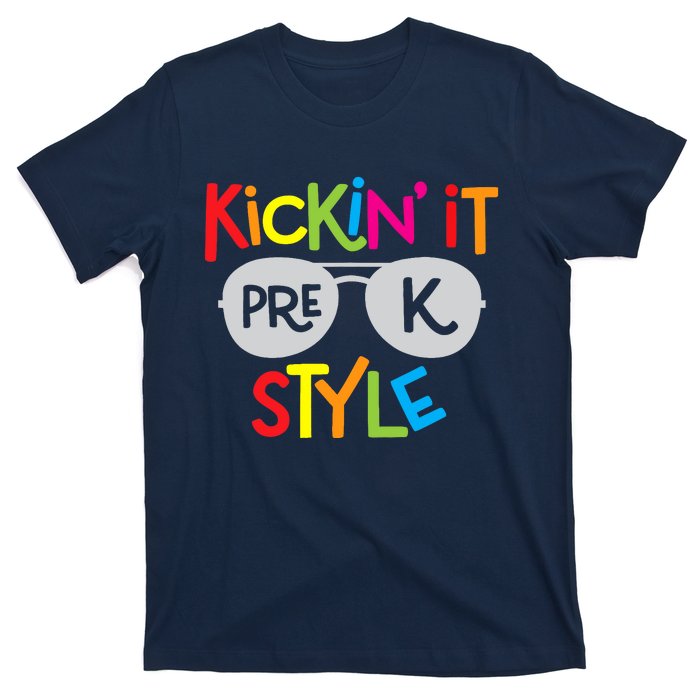 Kickin it Pre-K Style Back to School Teacher T-Shirt