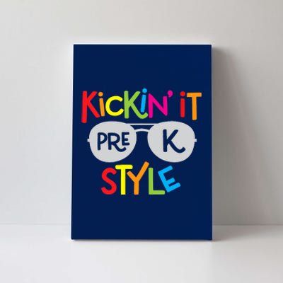 Kickin it Pre-K Style Back to School Teacher Canvas