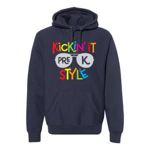 Kickin it Pre-K Style Back to School Teacher Premium Hoodie