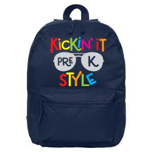 Kickin it Pre-K Style Back to School Teacher 16 in Basic Backpack