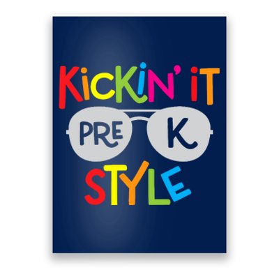 Kickin it Pre-K Style Back to School Teacher Poster