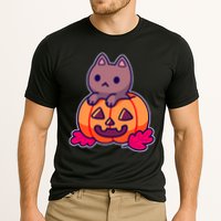 Kitten In pumpkin Cute Halloween Cooling Performance Crew T-Shirt