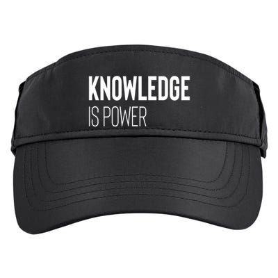 Knowledge Is Power Gift Adult Drive Performance Visor