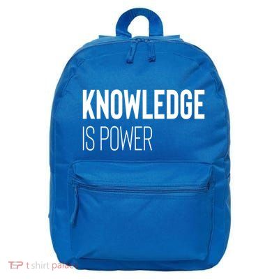 Knowledge Is Power Gift 16 in Basic Backpack