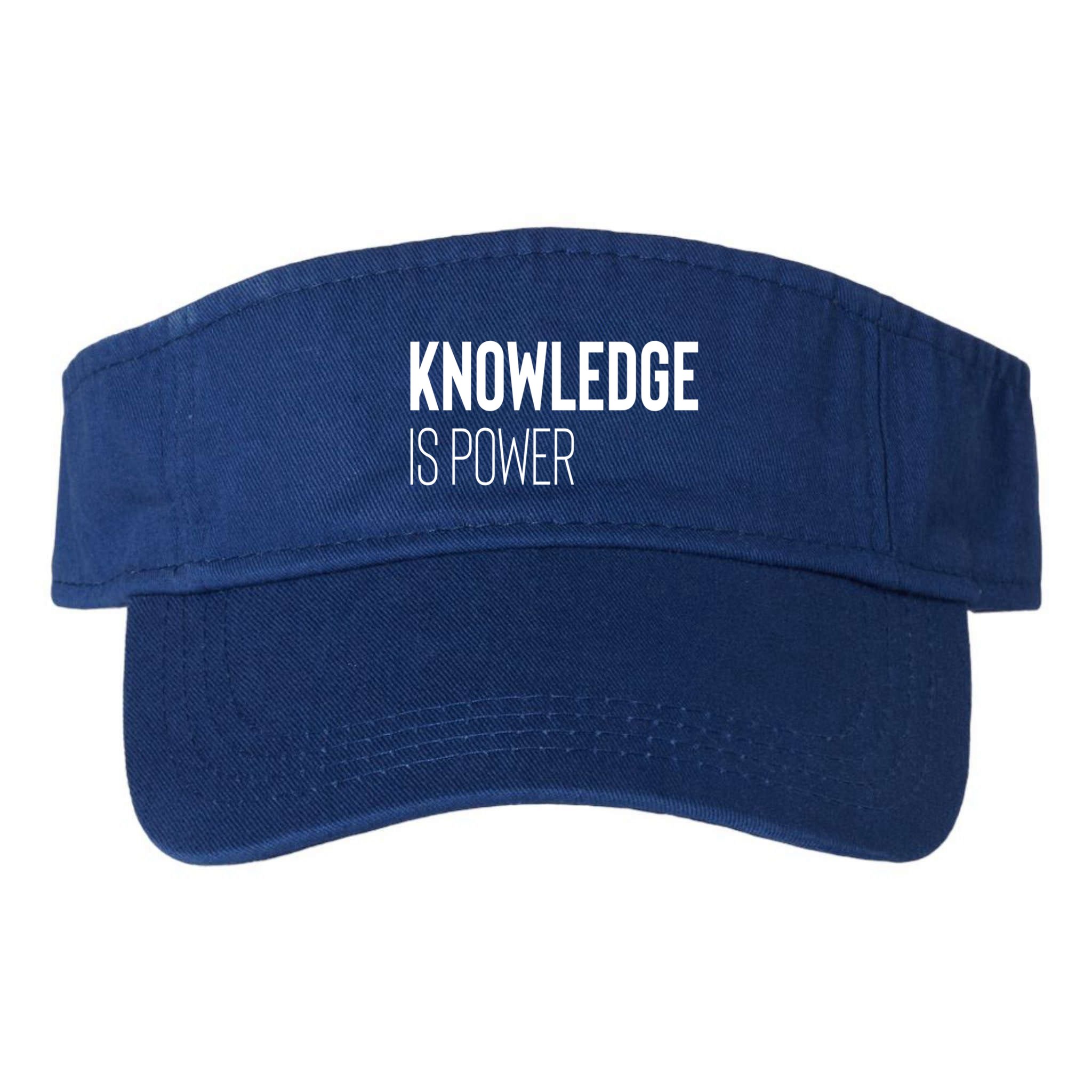 Knowledge Is Power Gift Visor