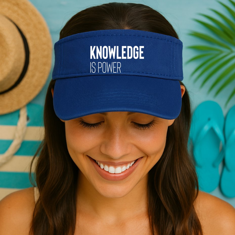 Knowledge Is Power Gift Visor