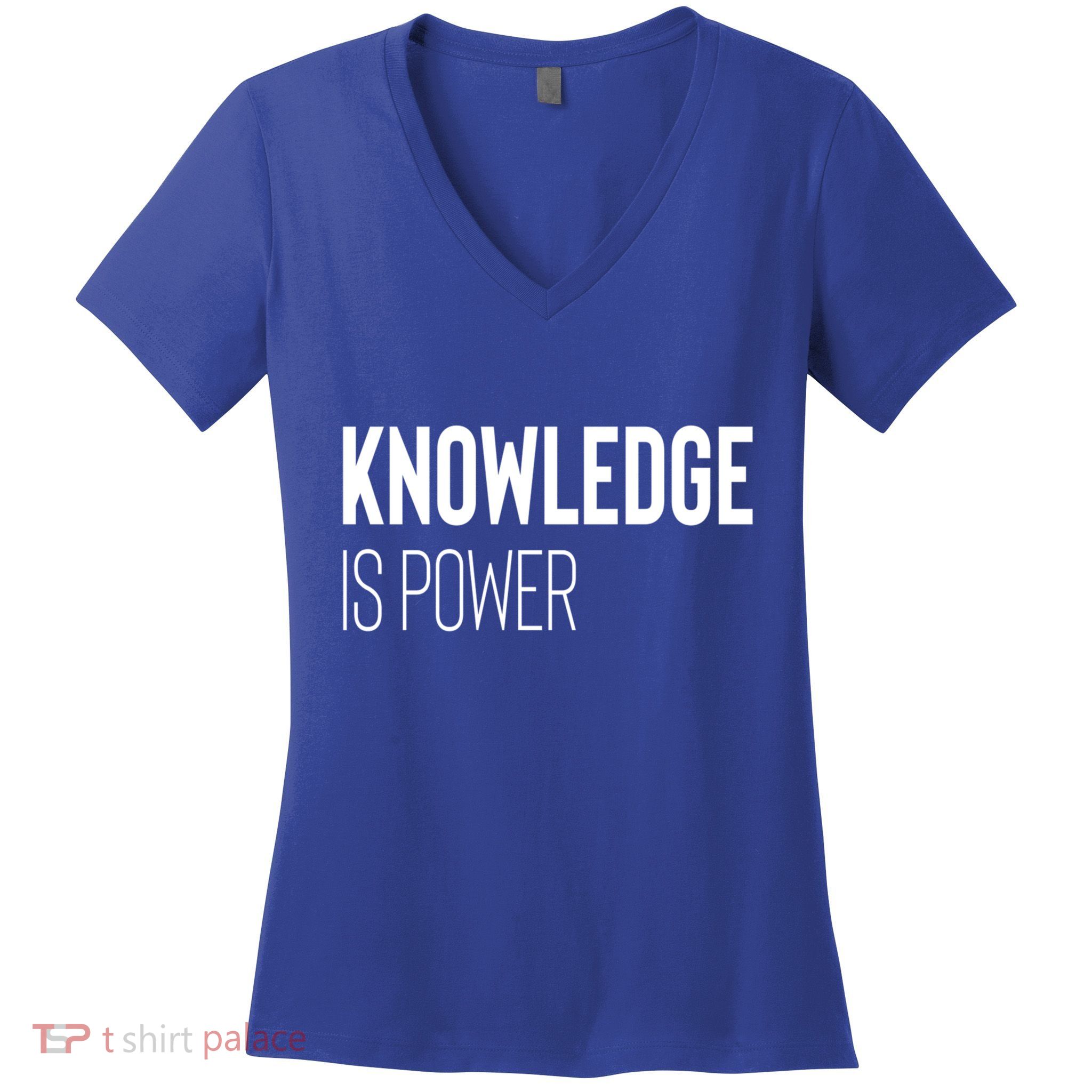 Knowledge Is Power Gift Women's V-Neck T-Shirt
