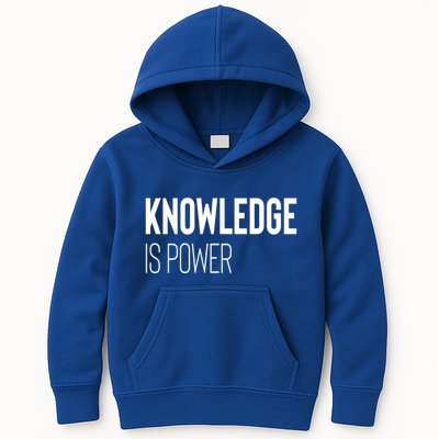 Knowledge Is Power Gift Kids Hoodie