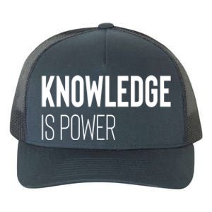 Knowledge Is Power Gift Yupoong Adult 5-Panel Trucker Hat