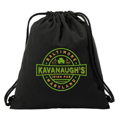 KavanaughS Irish Pub Drawstring Bag
